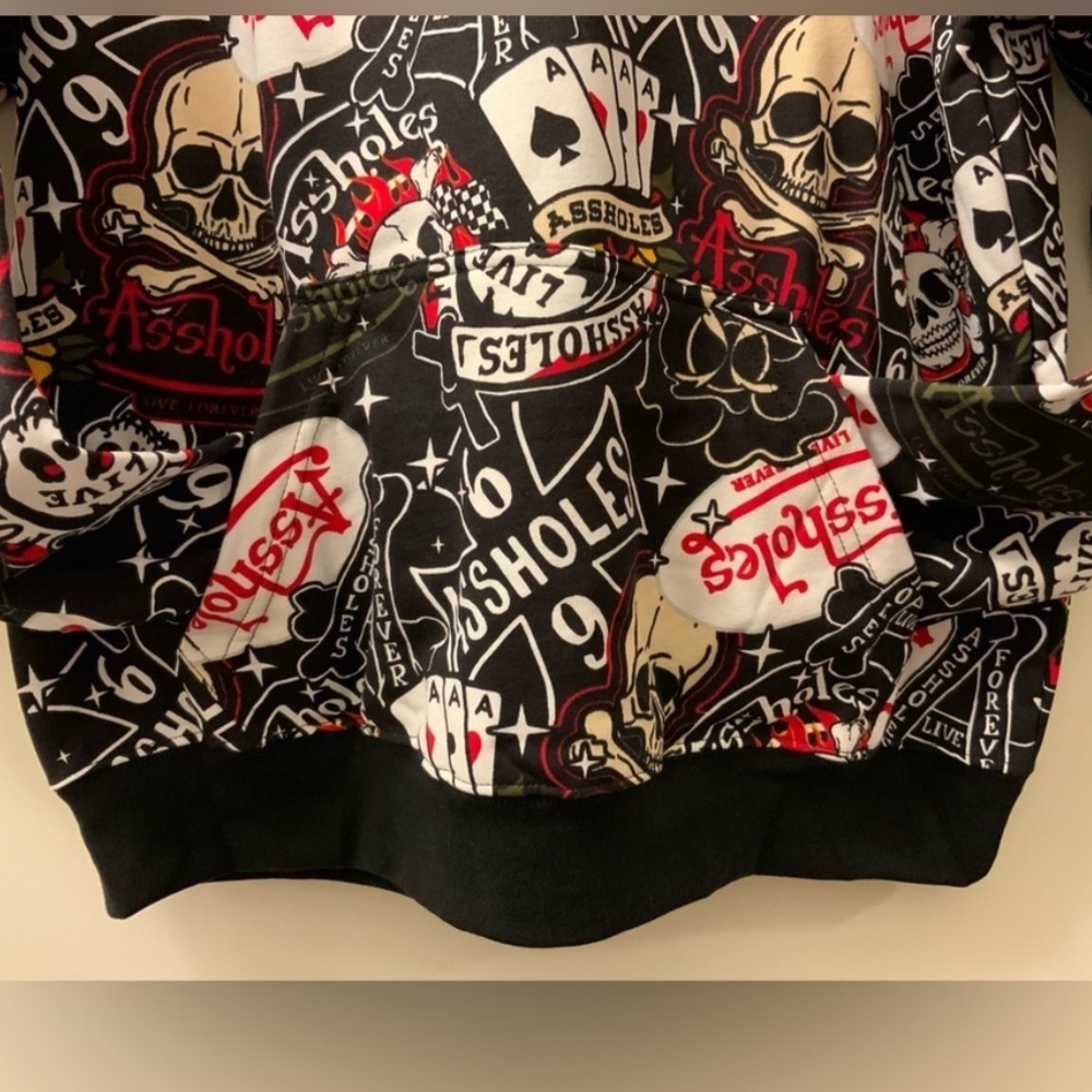 NWOT Assholes Live Forever Hoodie - Picture 3 of 11